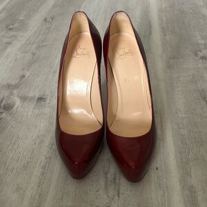 Dark Red Pre love Christian Louboutin Rolando 120mm Size 8/8.5 US or 40 EU